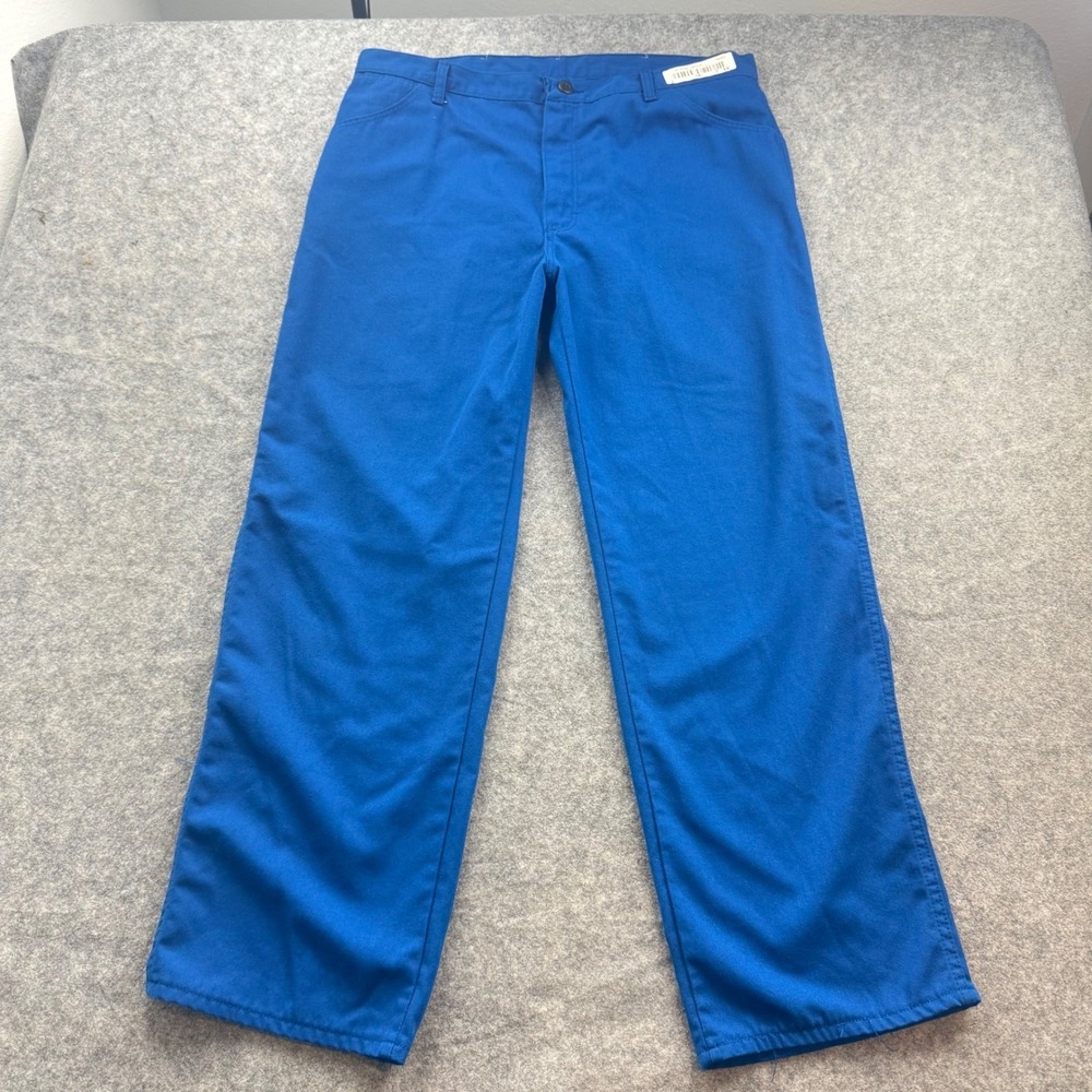 Bulwark FR Pants Mens 36x31 Blue Flame Resistant Nomex Workwear